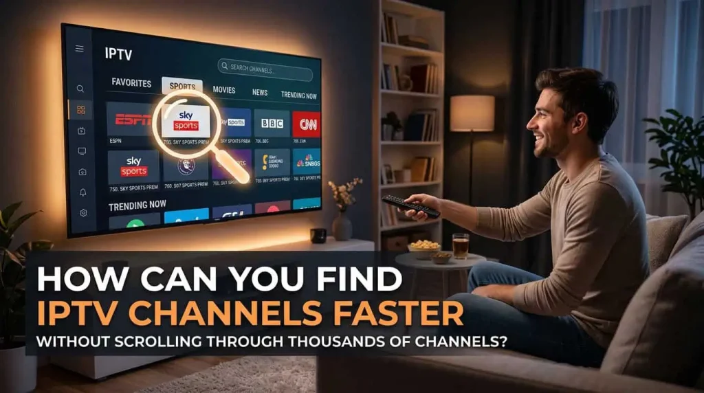 How Can You Find IPTV Channels Faster Without Scrolling Through Thousands of Channels
