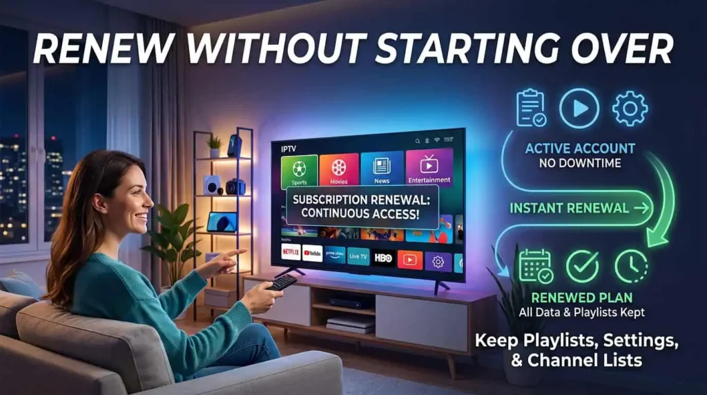 How Can You Renew an IPTV Subscription Without Starting Over