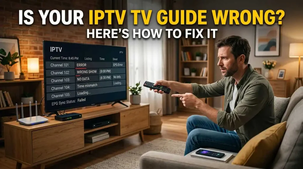 Is Your IPTV TV Guide Wrong Here’s How to Fix It